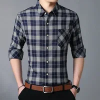 تصویر 3 از پیراهن مردانه چهار خانه با کیفیت بالا و دوخت استاندارد